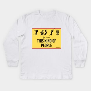 Kind of people Kids Long Sleeve T-Shirt